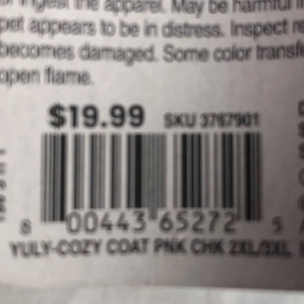 NWT Youly reversible cozy pet coat XXL/XXXL